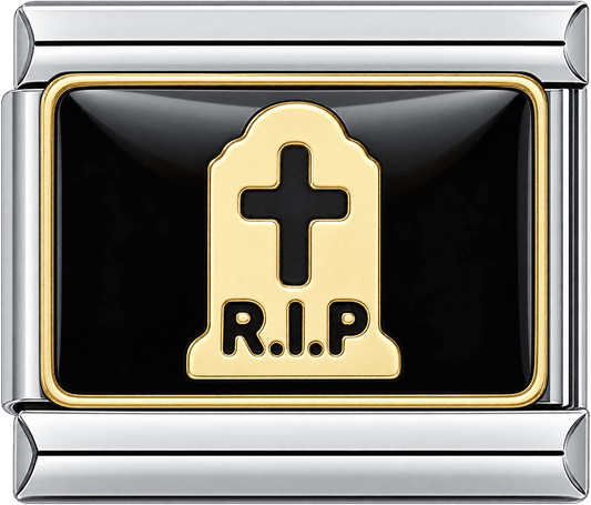 Rest In Peace Tombstone Single Charm