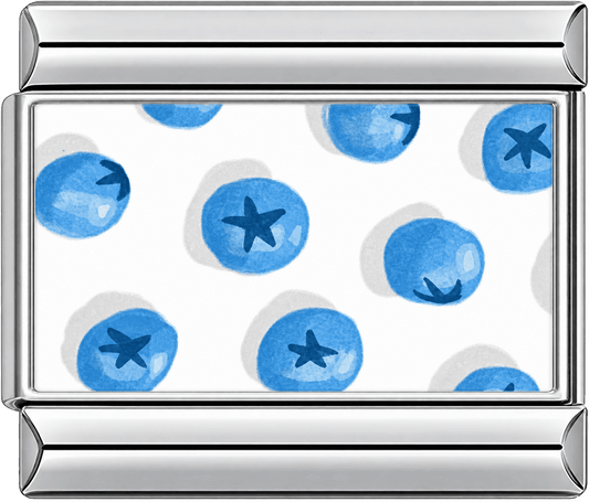 Blueberry Pattern Single Charm
