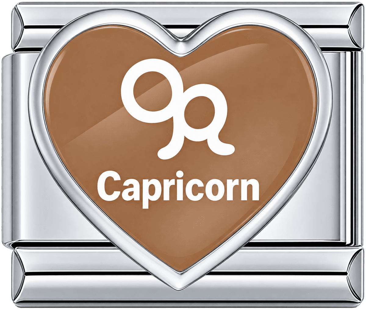 Heart Capricon Single Charm