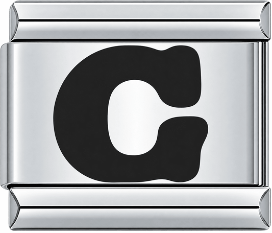 Black Letter G Single Charm