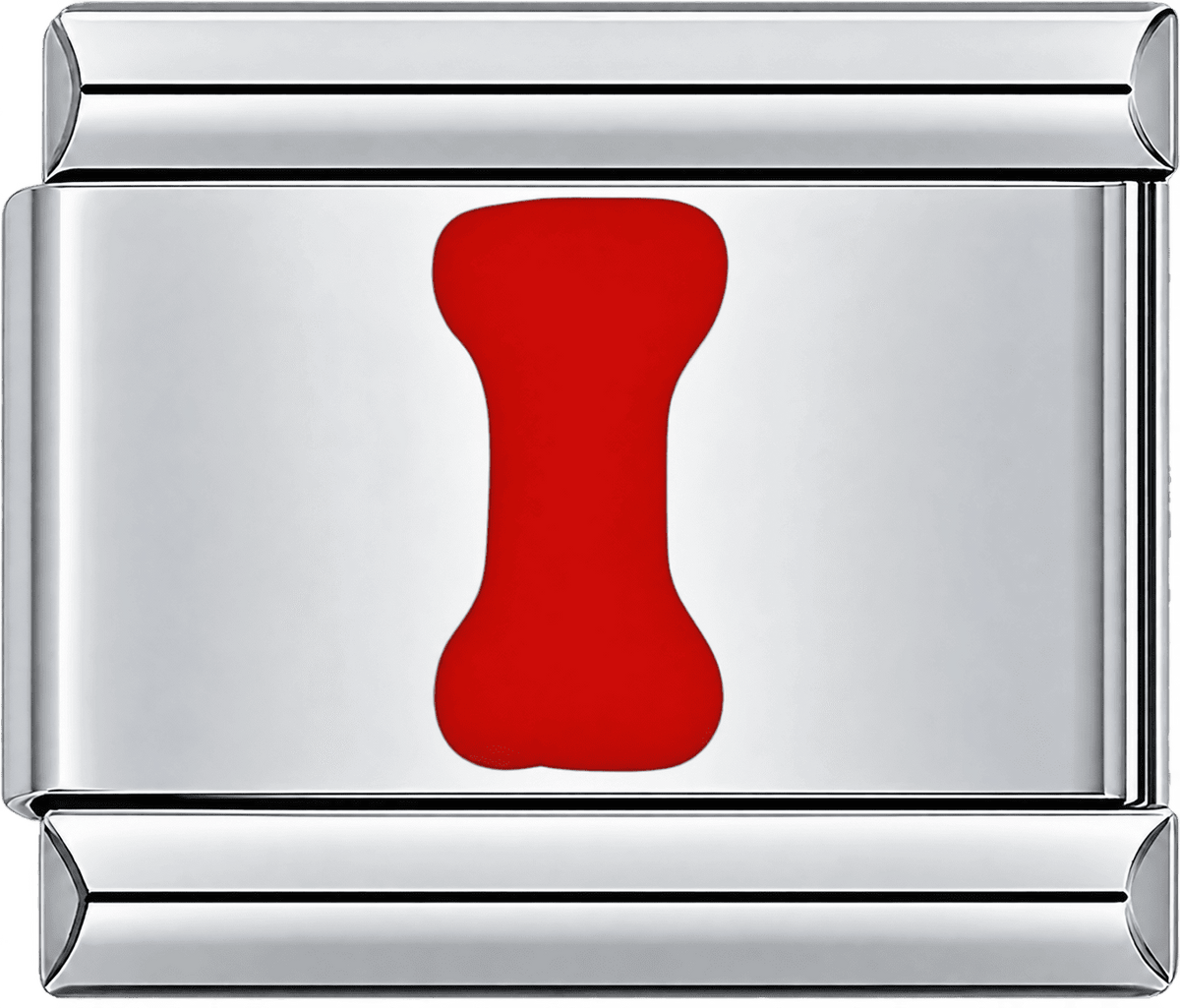 Red Letter I Single Charm