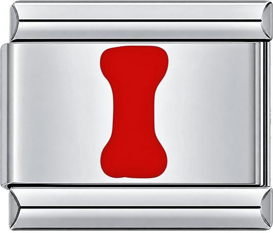 Red Letter I Single Charm