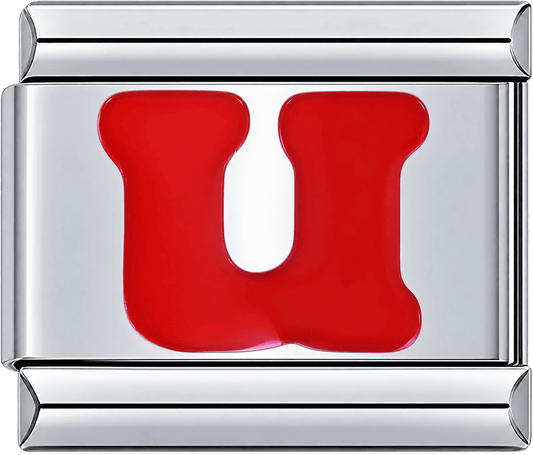 Red Letter U Single Charm