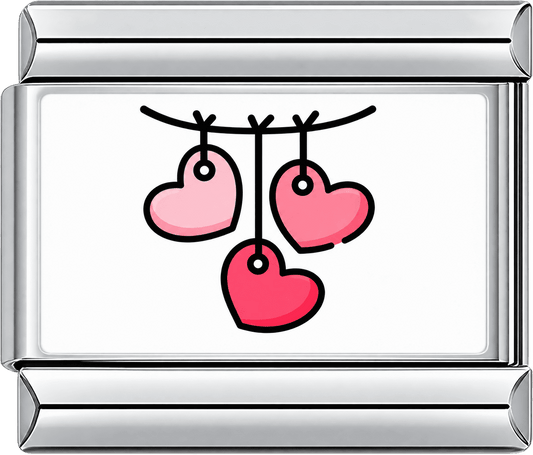Hanging Hearts Single Charm