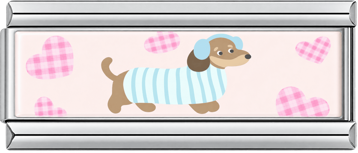 Sweetheart Dachshund Double Charm