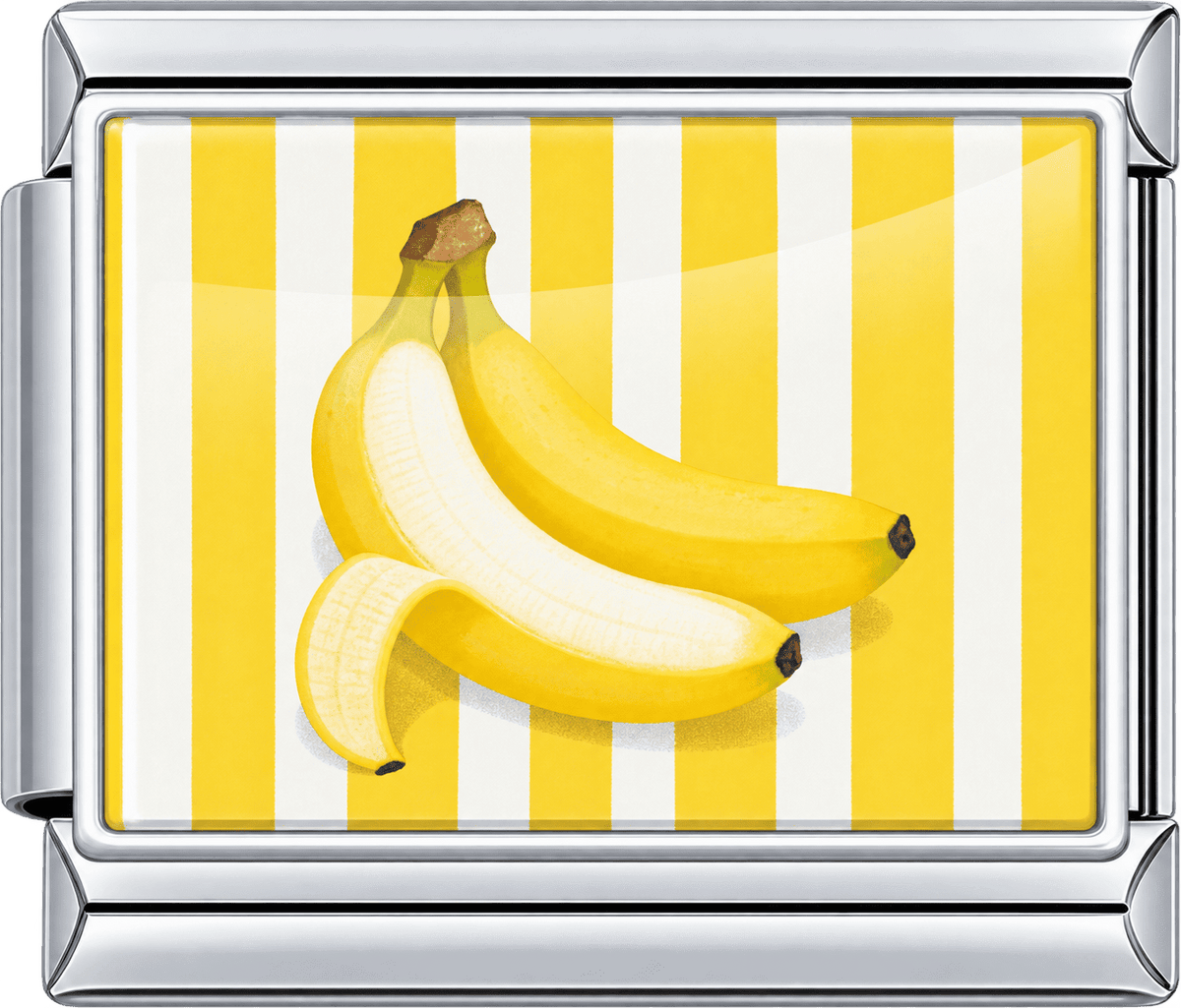 Striped Banana Single Charm