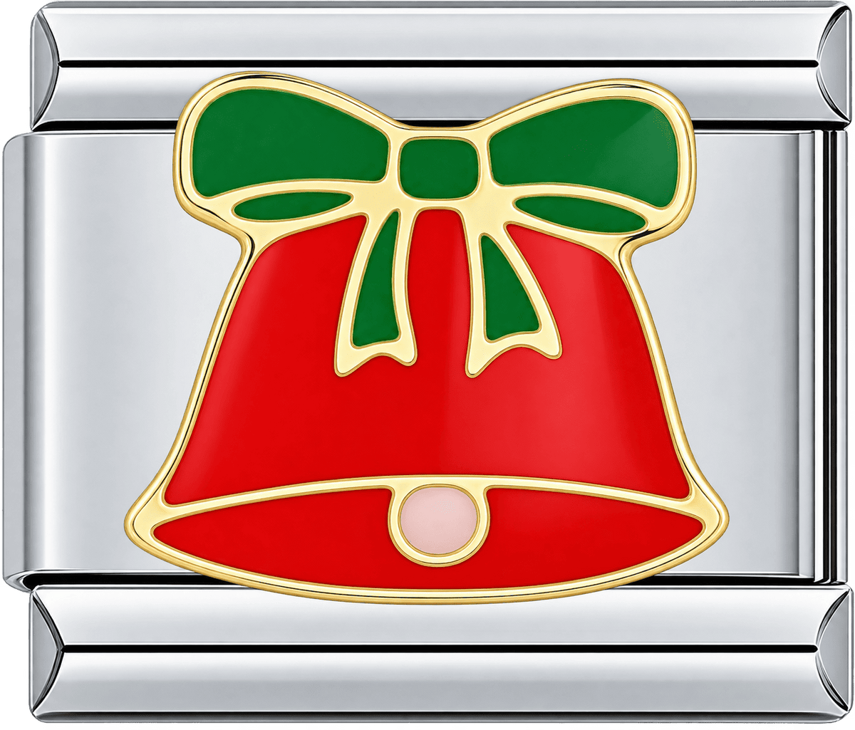 Festive Jingle Bell Single Charm