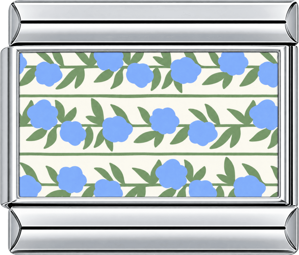 Blue Blossom Vine Single Charm