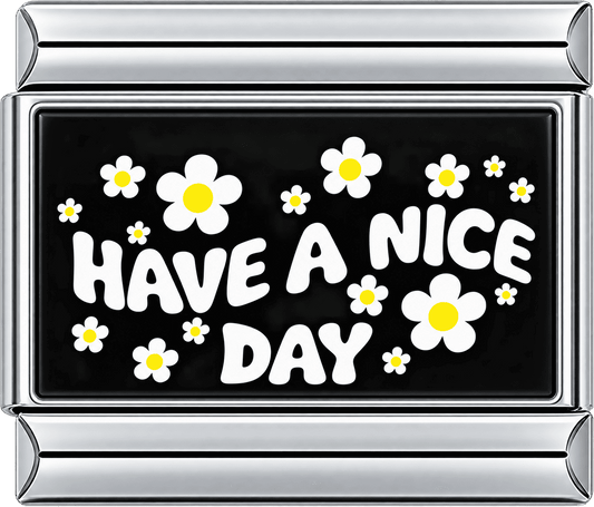 Flower Have A Nice Day Single Charm