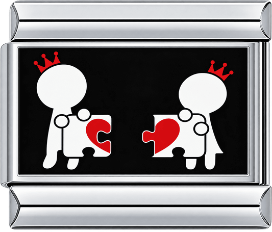 Perfect Match Puzzle Love Single Charm