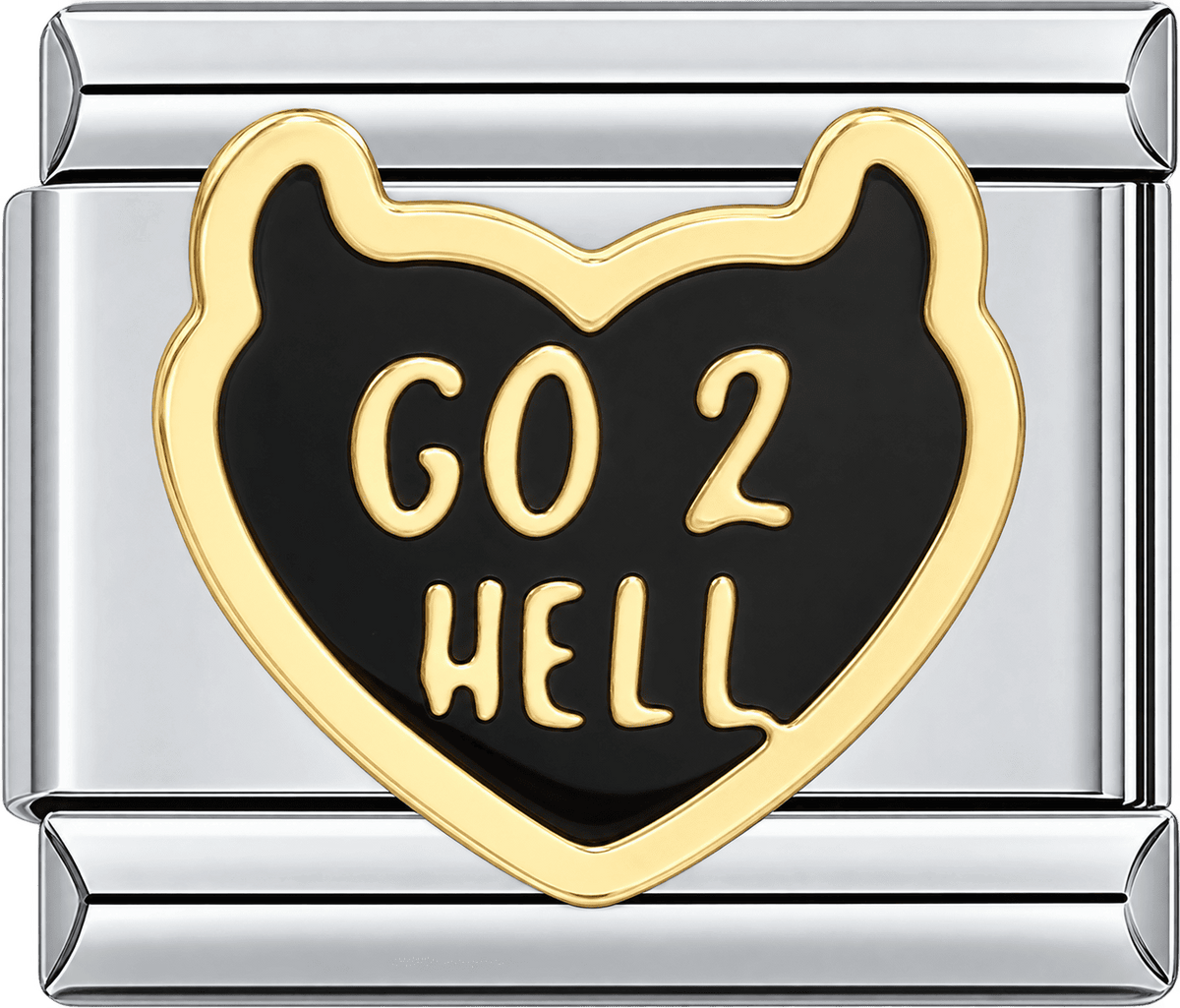 Go 2 Hell Heart Single Charm