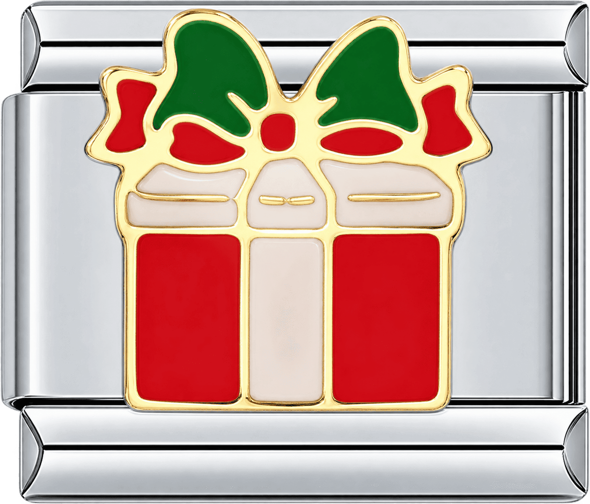 Red Christmas Present Single Charm
