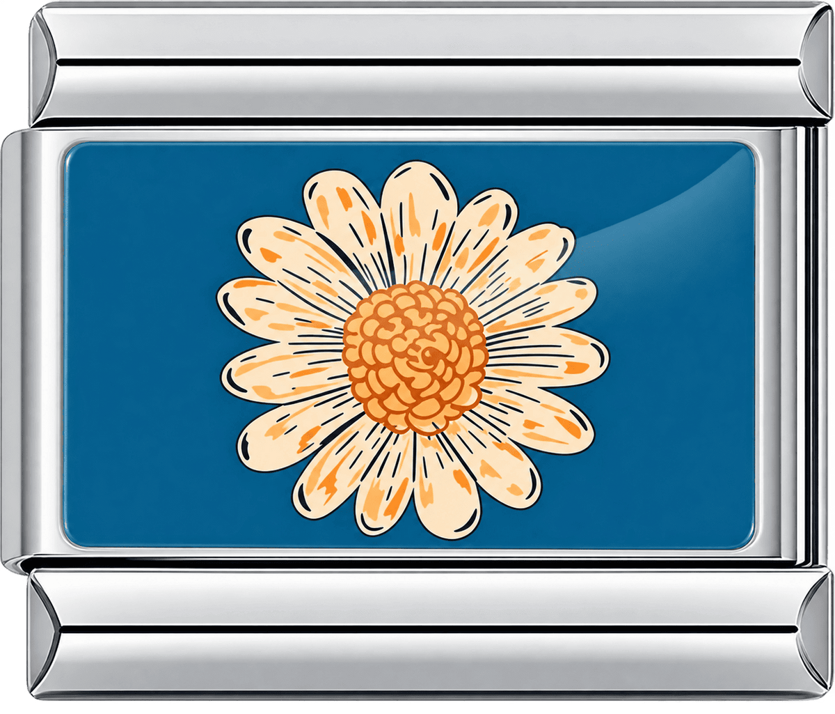 Golden Daisy Single Charm