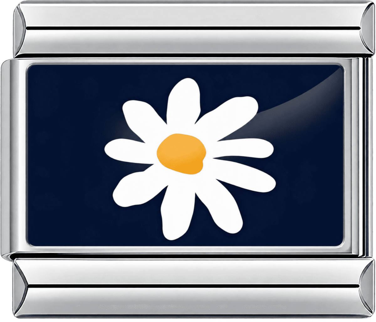 White Daisy Single Charm