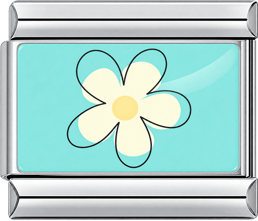 Aqua Daisy Single Charm