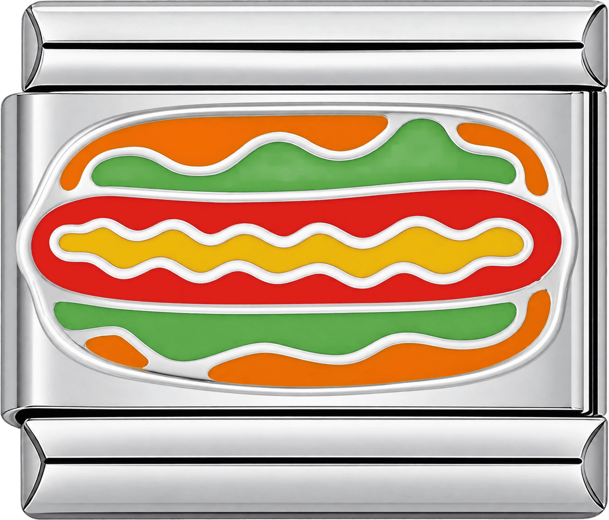 Classic Hot Dog Single Charm