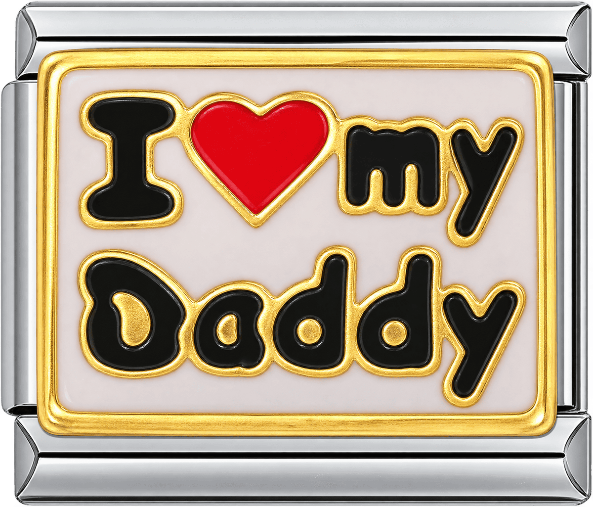 I Love My Daddy Single Charm