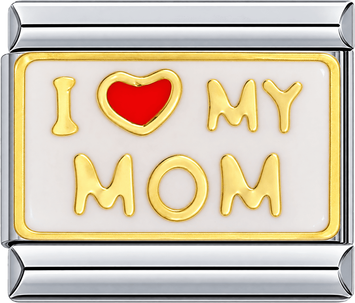 I Love My Mom Single Charm
