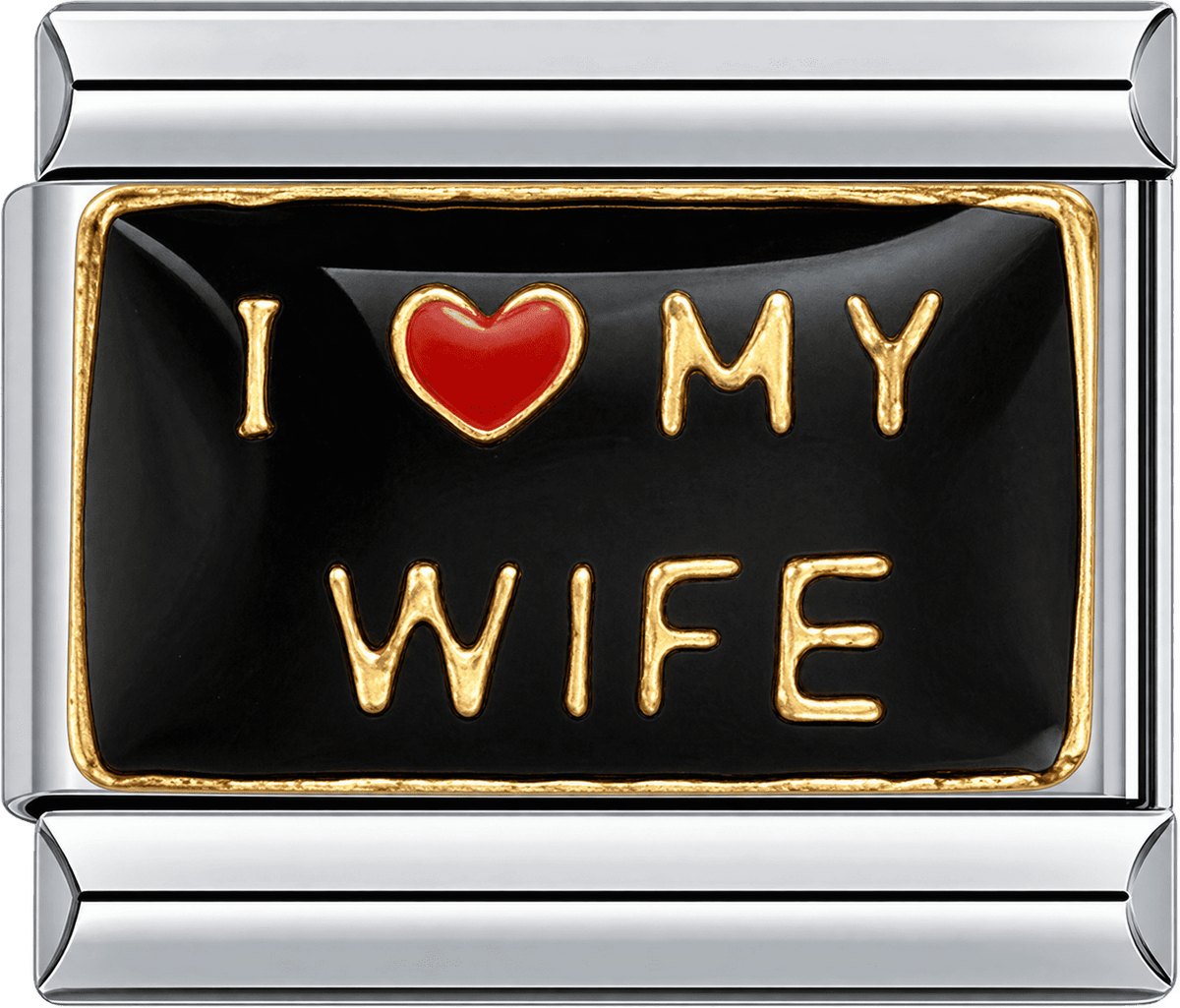 I Love My Wife Single Charm