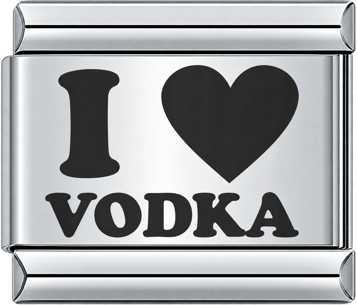I Love Vodka Single Charm