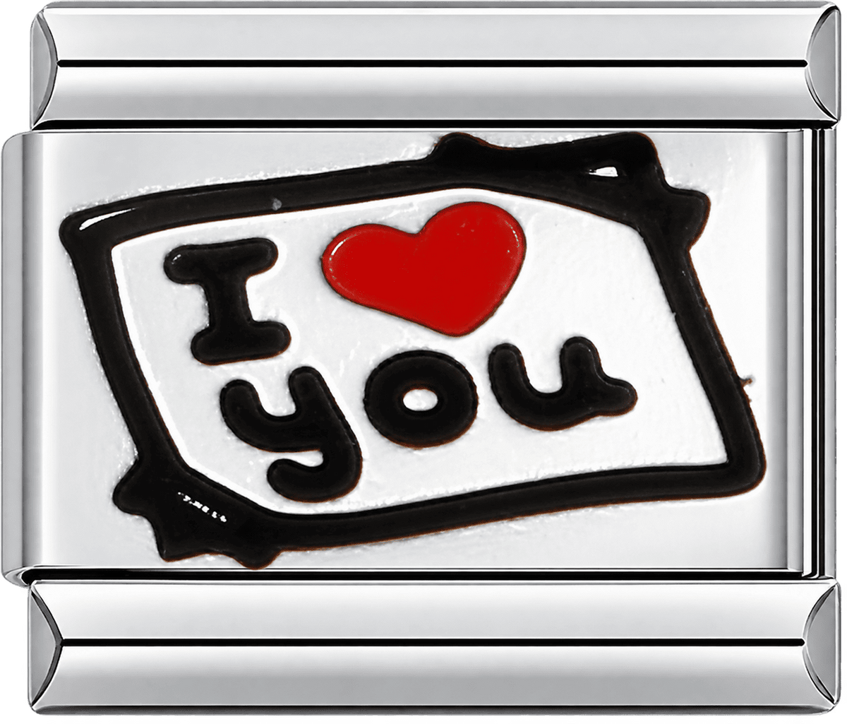 I Love You Frame Single Charm