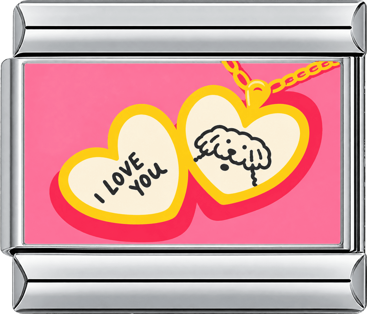 Puppy Love Locket Single Charm