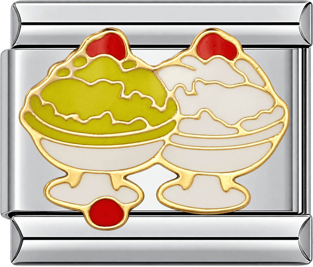 Cherry Sundae Cups Single Charm