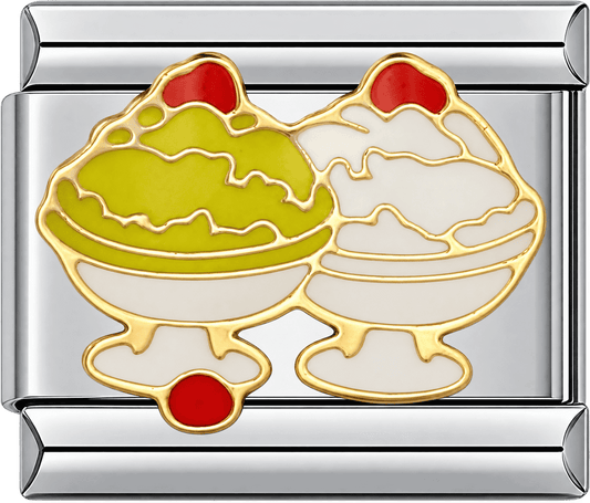 Cherry Sundae Cups Single Charm