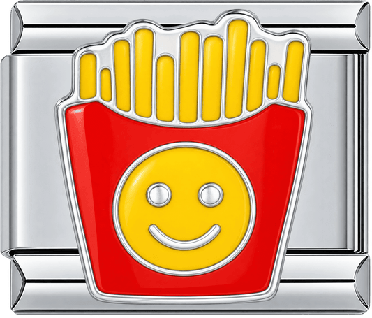 Smiley French Fries Single Charm