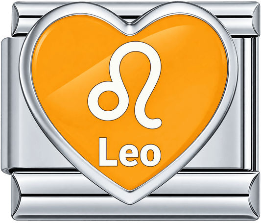 Heart Leo Single Charm