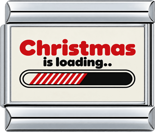 Christmas Is Loading Single Charm