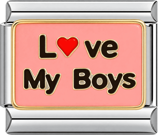 Love My Boys Single Charm