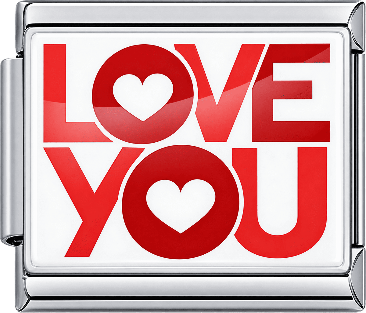 Red Love You Single Charm