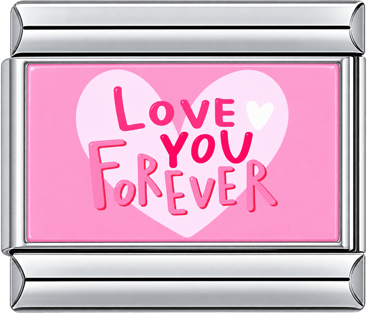 Love You Forever Single Charm