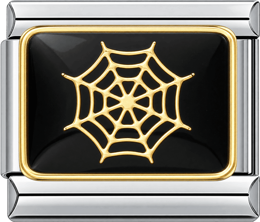 Midnight Cobweb Frame Single Charm
