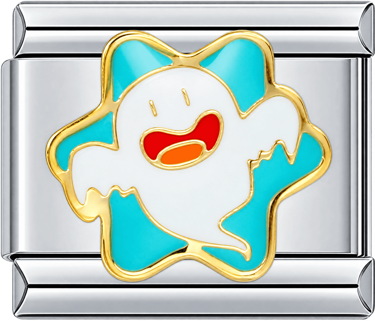 Playful Boo Ghost Halloween Single Charm