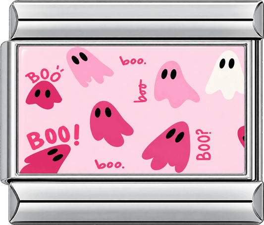 Pink Boo Ghost Single Charm