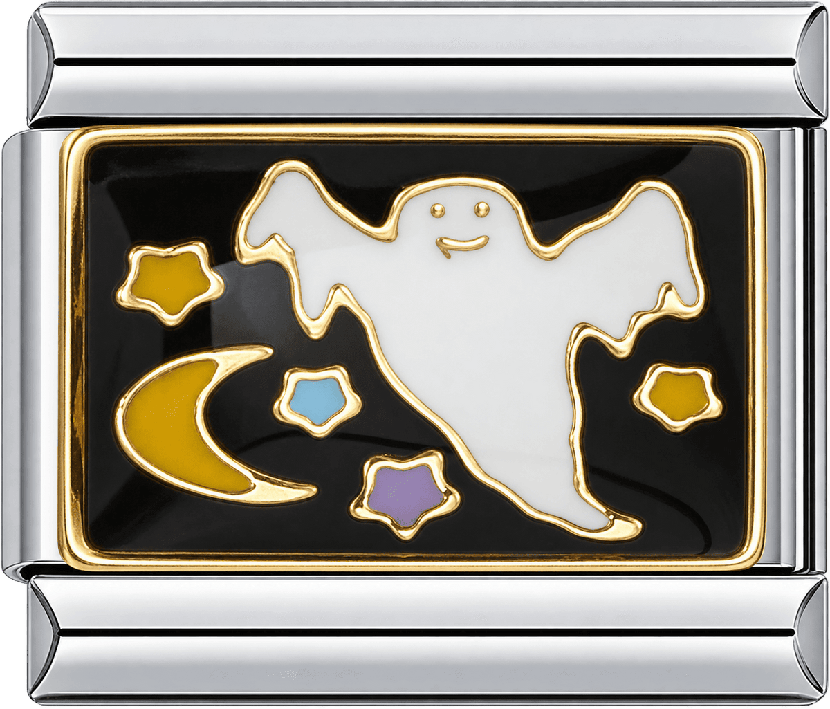 Moonlit Friendly Ghost Single Charm