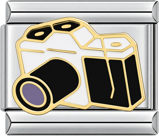 Gold Camera Single Charm