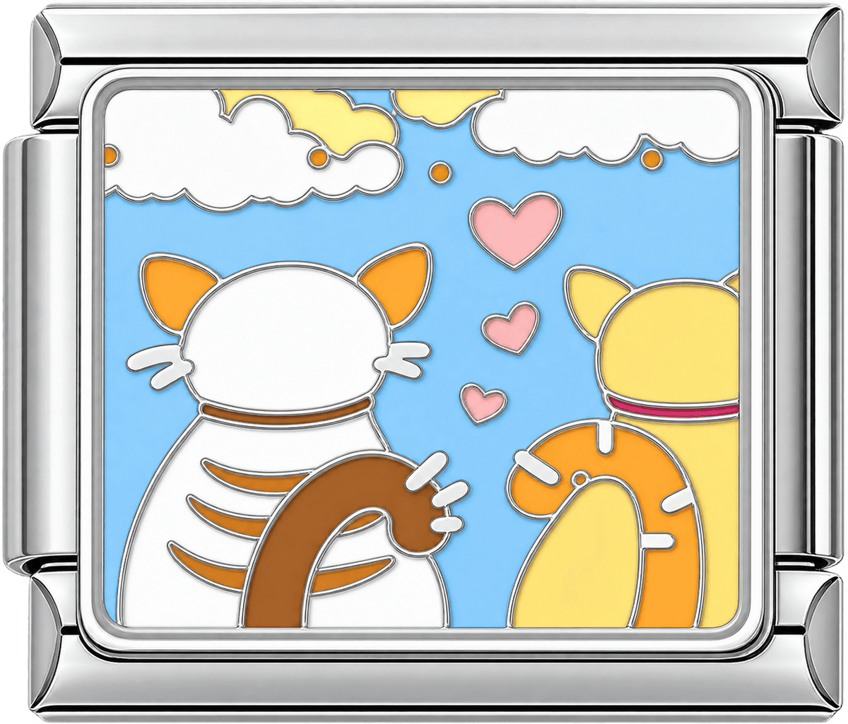 Cats in Love Single Charm