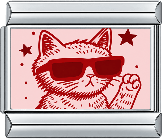 Cool Shades Cat Single Charm