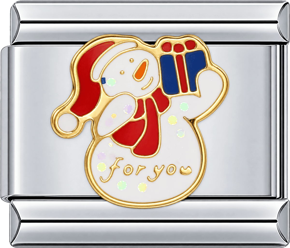For You Snowman Gift Single Charm