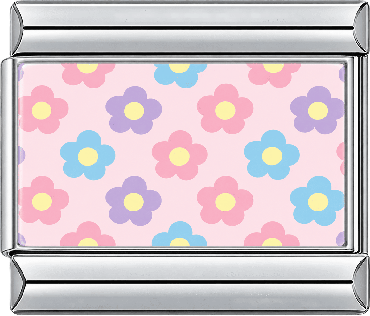 Pastel Daisy Scatter Single Charm