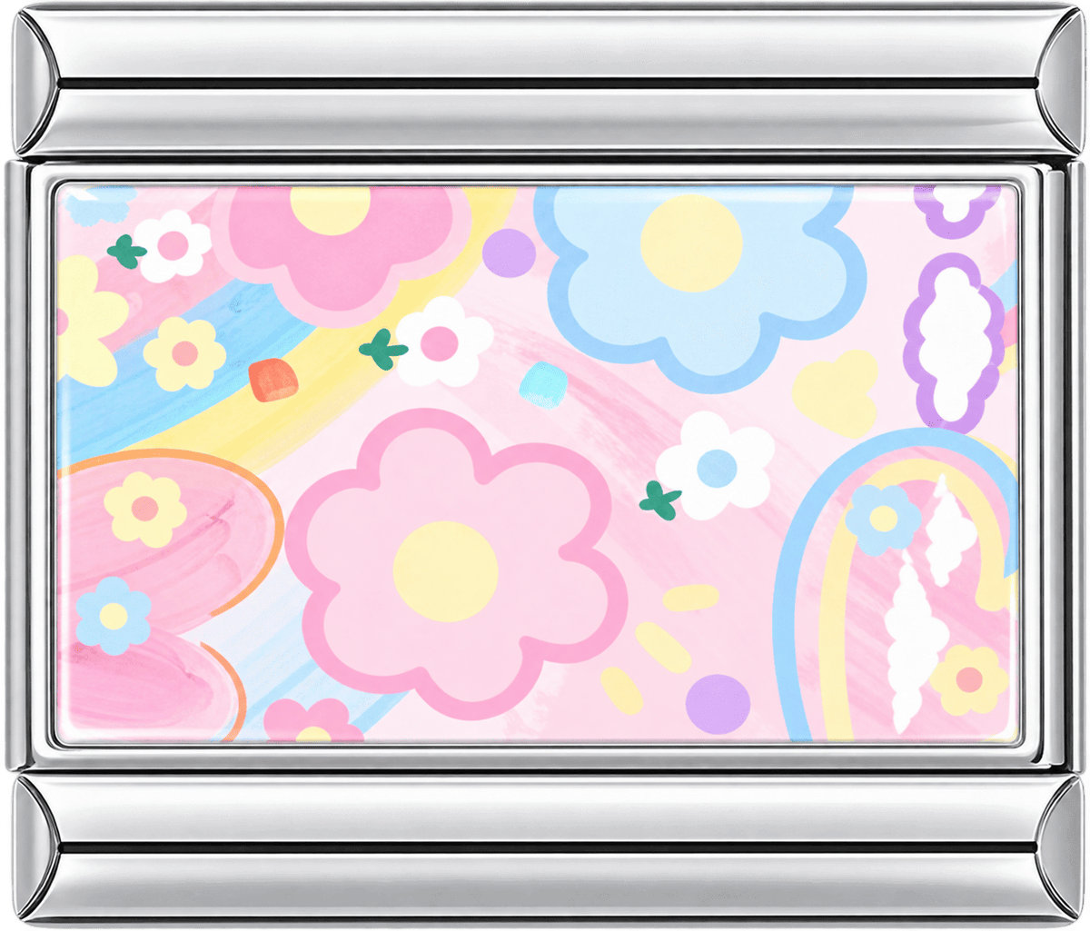 Pastel Garden Party Single Charm