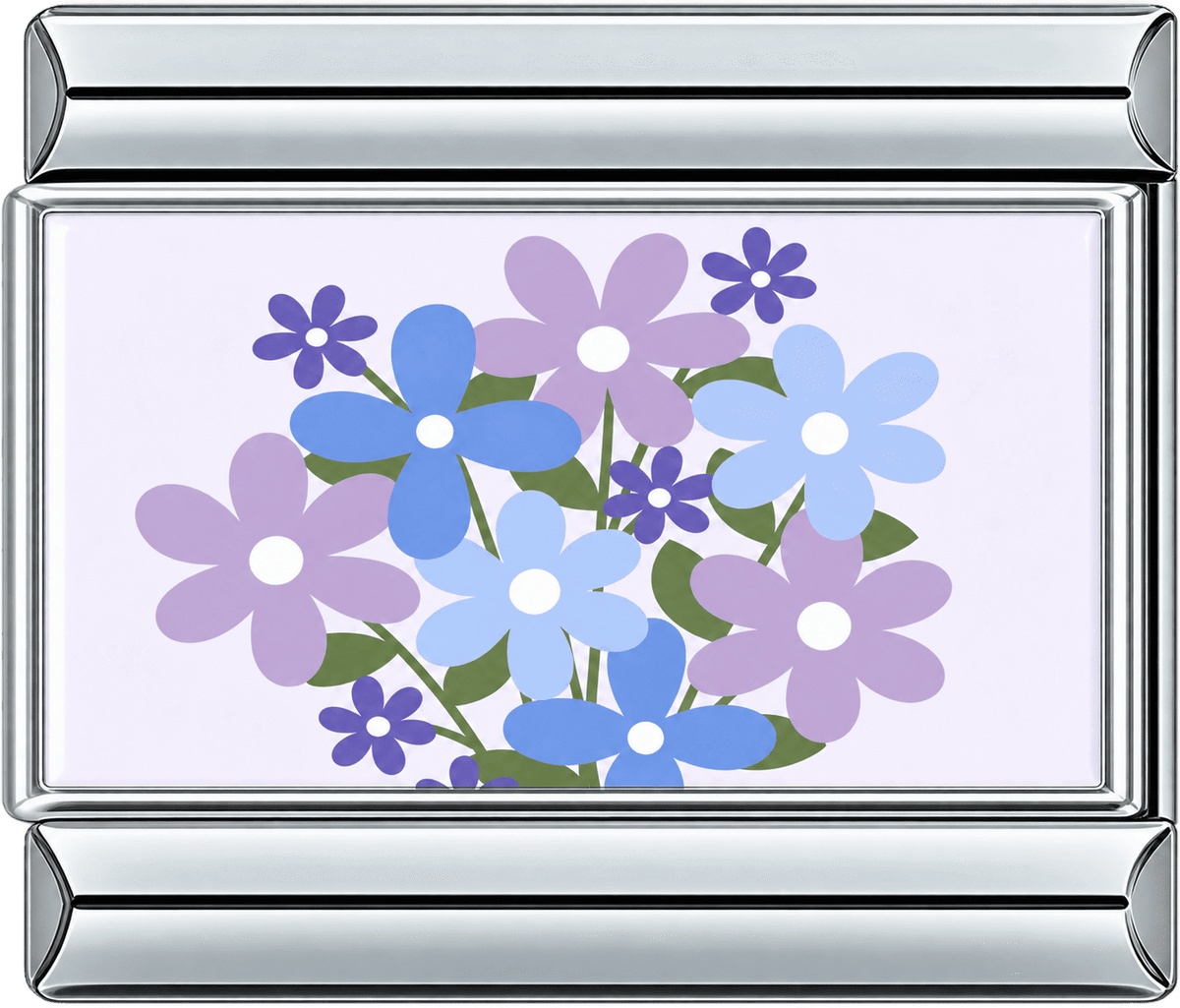 Pastel Meadow Blooms Single Charm