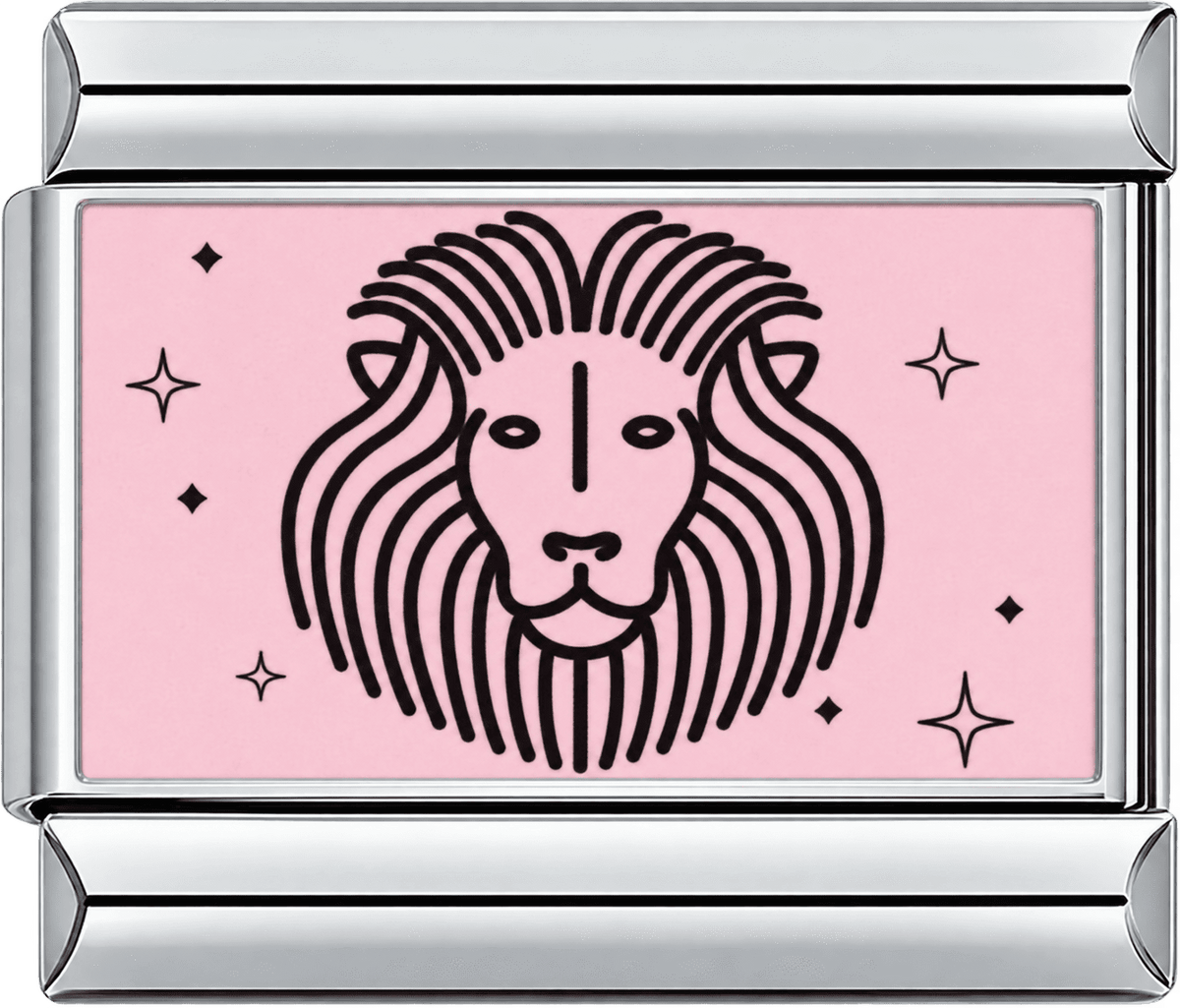 Pink Leo Single Charm