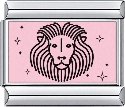 Pink Leo Single Charm