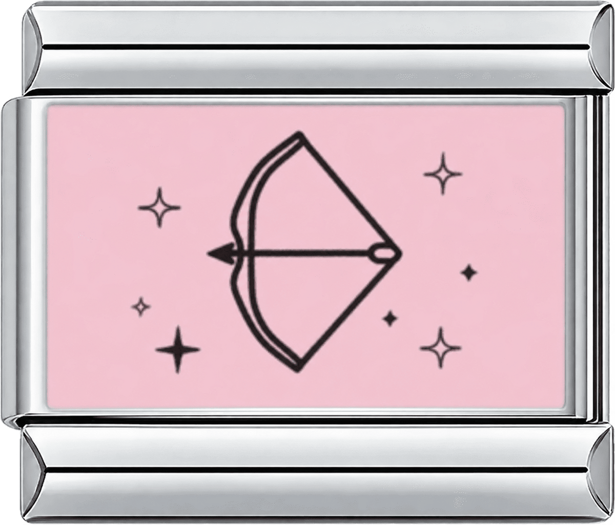 Pink Sagittarius Single Charm