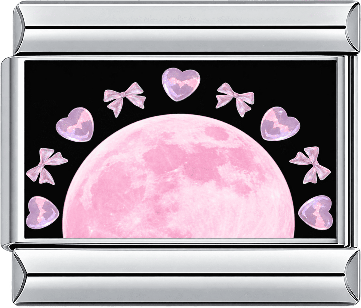 Pink Moon Love Single Charm