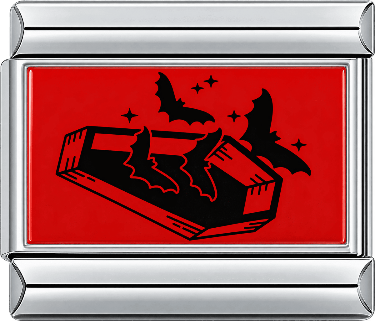 Bat Coffin Single Charm